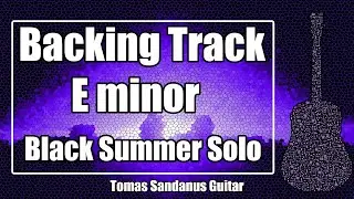 Black Summer Solo Backing Track in E minor - Red Hot Chili Peppers Style Guitar Jam Backtrack