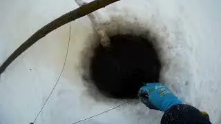 Проверка крючков на налима 23 01 2014