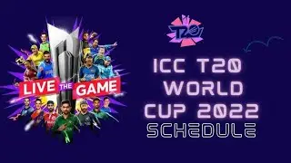 ICC T20 WORLD CUP 2022 Schedule Part - 1 || group stage Full match schedule || 