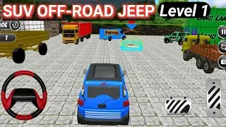 SUV OFF-ROAD JEEP | Level 1 | offroading game ||