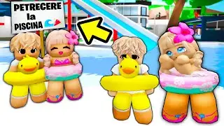 II COPIEM PE ALTII ca BEBELUSI la o PETRECERE DE PLUSHIE la PISCINĂ.. (Brookhaven RP🏡)