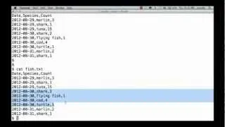 Software Carpentry September 2012 (1.2) Unix Shell