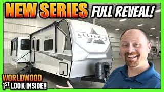 NEW SERIES WORLD DEBUT! Wide Body Luxury Trailer w/FW Space & Features! 2025 Alliance Avenue 332RL