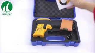 AS892 High Temperature Non-contact Laser IR Infrared Thermometer Temperature Gun