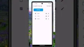 ToDo App with Flutter Firebase Bloc | Clean Architecture