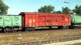 Отправление Поезда № 137/138. Каменская - 1034 км / Russian train. Rostov oblast (Russia)
