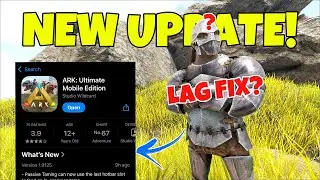 Ark Mobile New Update is Here! 😱 Optimisation + No Lag? New Save Data Mehod No Cryosickness & More!