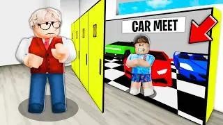 I Hosted A SECRET CAR MEET in School.. (Brookhaven)