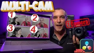 MULTI-CAM Effect With ONE Camera in Davinci Resolve 19