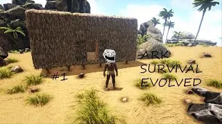 ARK SURVIVAL EVOLVED #1- CONSTRUI A 1ª CASA