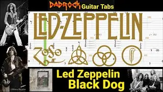 Black Dog - Led Zeppelin - Guitar + Bass TABS Lesson