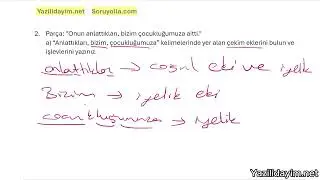 6.Sınıf Türkçe 1.Dönem 1.Yazılı