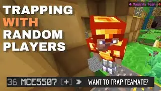Trapping WITH RANDOM PLAYERS in Hive Skywars!