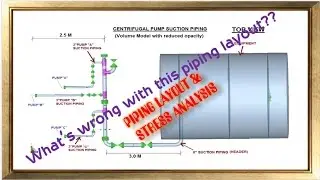 Stress Analysis and Piping layout | What is wrong with this piping layout??