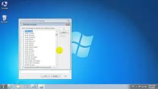 Adding Languages to the Language Bar (Windows 7)