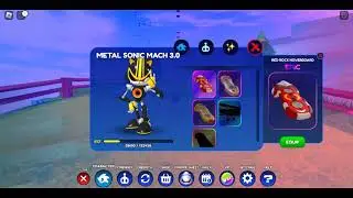 Most characters shown on a hoverboard in Sonic Speed Simulator.