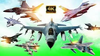 Fying Jet Aircraft GREEN Screen in Full 4K, HD No Copyright Free Videos.