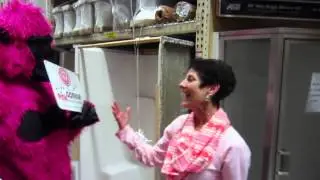 Son Surprises Mom for Birthday in a Pink Gorilla Suit (Prank)