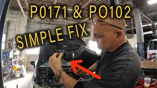 Honda Civic Running Lean? Fix P0171/P0102 Codes Yourself
