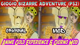 GioGio PS2 Мод: Аниме Джорно и Gold Experience расцветка | Mod: Anime Gold Experience & Giorno