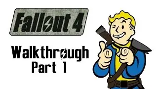 FALLOUT 4 Walkthrough Part 1 - Leaving Vault 111 (Let's Play Commentary) Xbox One