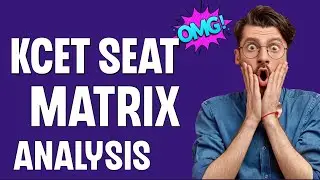 KCET seat matrix 2024|Kcet seat allotment 2024|KCET counselling 2024|kcet option entry 2024|Analysis