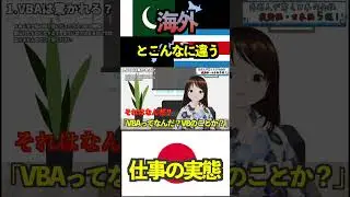 外国人にVBA見せたら鬼驚かれた。。【コスタリカ＆パキスタン編】 #shorts #VBA #vba