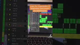 Logic Pro: Organization of Synthesizer Instruments/Sounds/Elements