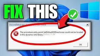 How To Fix Procedure Entry Point Could Not Be Located In The Dynamic Link Library
