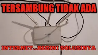 TERSAMBUNG TIDAK ADA INTERNET..BEGINI CARA NYA BENERIN WIFI...ROUTER TENDA