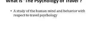Why We Travel