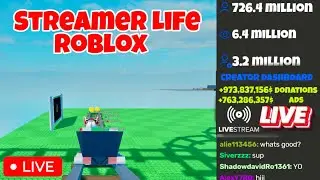 Becoming the BIGGEST Streamer in Roblox 🤩(MILLIONS Of Subs!)
