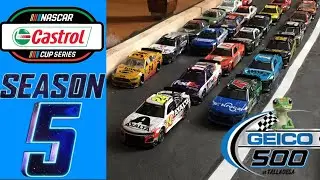 NASCAR Stop Motion S5//R9// Geico 500 at Talladega SuperSpeedway CCS