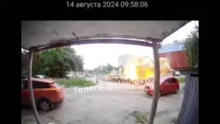 Взорвался кабель высокого напряжения