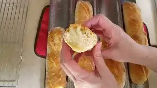 Homemade Crusty French Baguette! (Homemade Bread)