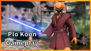 Plo Koon Gameplay Star Wars Battlefront 2