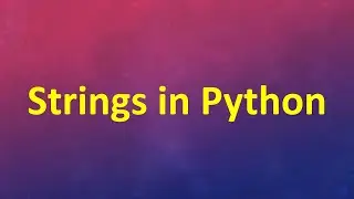 Several operations using strings in Python