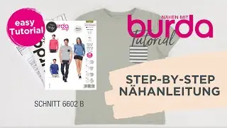 Step-by-Step Näh-Tutorial: Männer T-Shirt nähen mit Schnittmuster 6602 B (Schnitt des Monats)