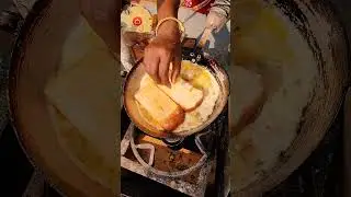 Hard working Didi Making Tasty Egg Bread Toast#shorts