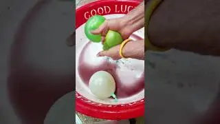 Trying To POP The Balloon ASMR 🌈 #satisfying #asmr #shorts #balloon