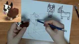Обучающий ролик. Точилка "Собака" продолжение. Рисунок конструктивный.