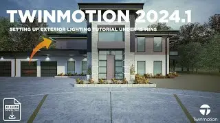 Transform Your Designs with Twinmotion 2024.1: Quick Lighting Tutorial under 15 Minutes!