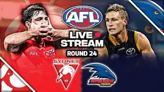 Sydney Swans vs Adelaide | AFL Round 24, 2024 Live Watch Along