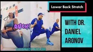 Lower Back Stretch w/ Dr. Daniel Aronov - Hip Flexor Wall Stretch