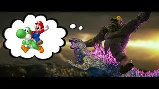 Godzilla Is The New Yoshi - Godzilla X Kong Blender Animation