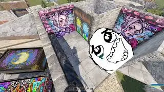 #rustmoments Деревня соловиков в #rust  Моменты