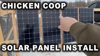 Chicken Coop Solar Panel Install