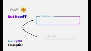 Create an Animated Input Field with HTML & CSS in 5 Minutes! ✨