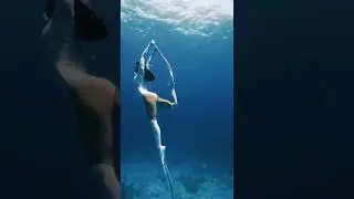Старший Дочки делает вещи..Фридайвер.глубина 25 метров.