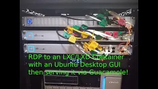 RDP to a LXC Container with a Desktop and Serve it with Apache Guacamole